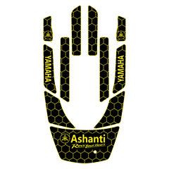 2002-2009 Yamaha FX /FX HO EVA Foam Boat Flooring Jet Ski Traction Mats Hzchione Black Yellow-Custom Logo
