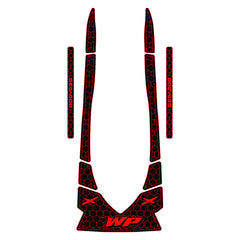 2008-2009 Sea Doo RXT 255 Customize Boat flooring Jet Ski Mats Non-Slip Traction Mat Hzchione Black Red Honeycomb