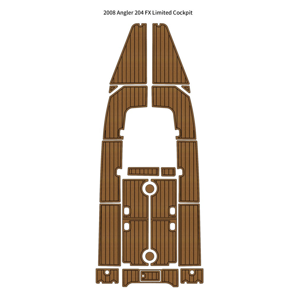 2008 Angler 204 FX Limited Cockpit Traction Mats Eva Foam Boat Flooring Marine Decking Hzchione