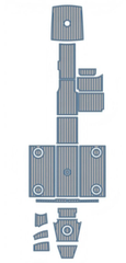2008 World Cat 290 DC Cockpit Traction Mats Eva Foam Boat Flooring Marine Decking