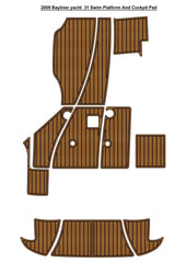 2009 Bayliner 31 Cockpit Pad Traction Mats Eva Foam Boat Flooring Marine Decking