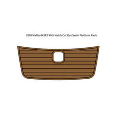 2009 Malibu MSP2 Swim Platform With Hatch Cutout Pad Traction Mats Eva Foam Boat Flooring Marine Decking Hzchione