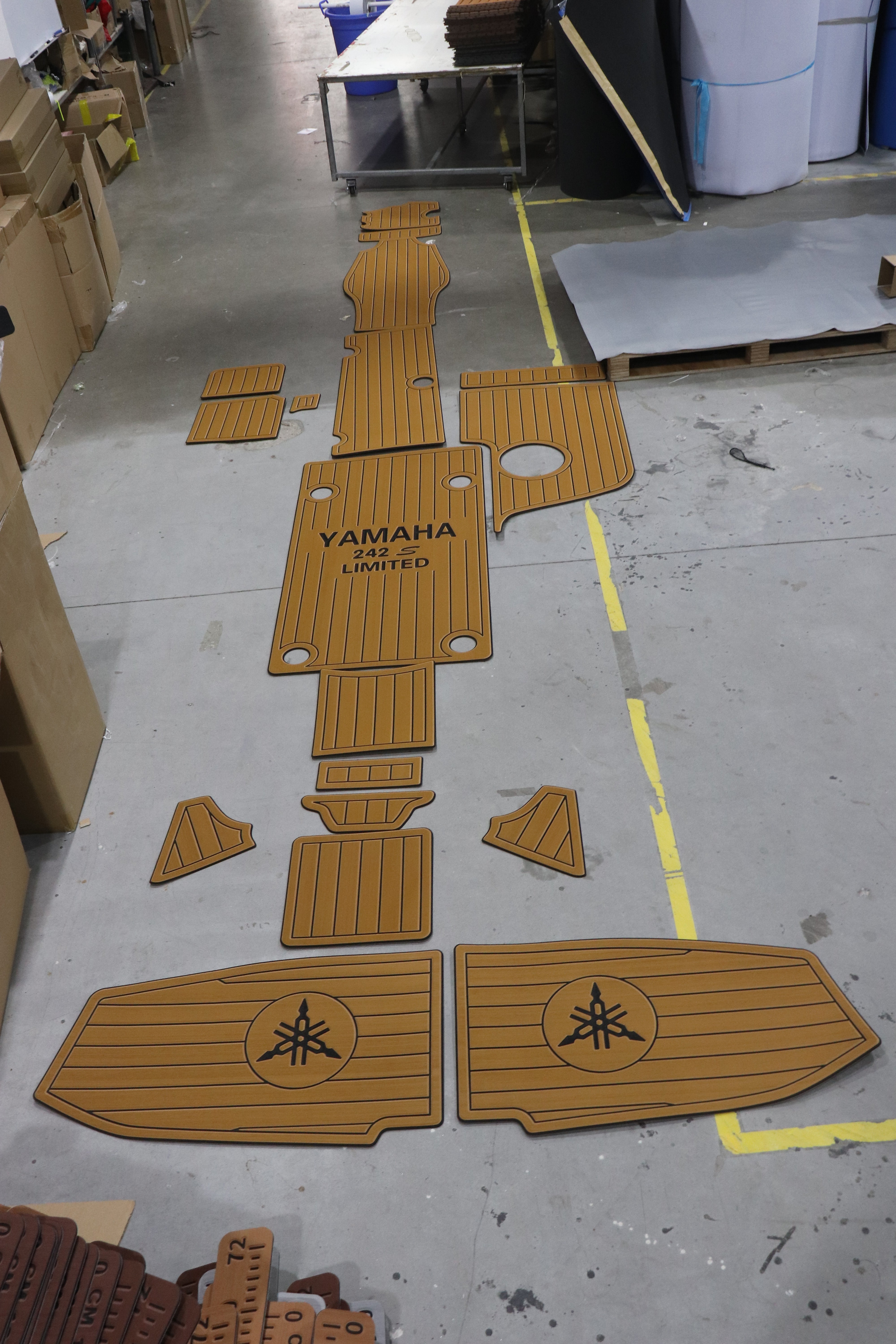 2010-2014 Yamaha 240&242 Swim Platform Cockpit Pad Boat Kit EVA Boat Flooring Foam Decking Mat Hzchione