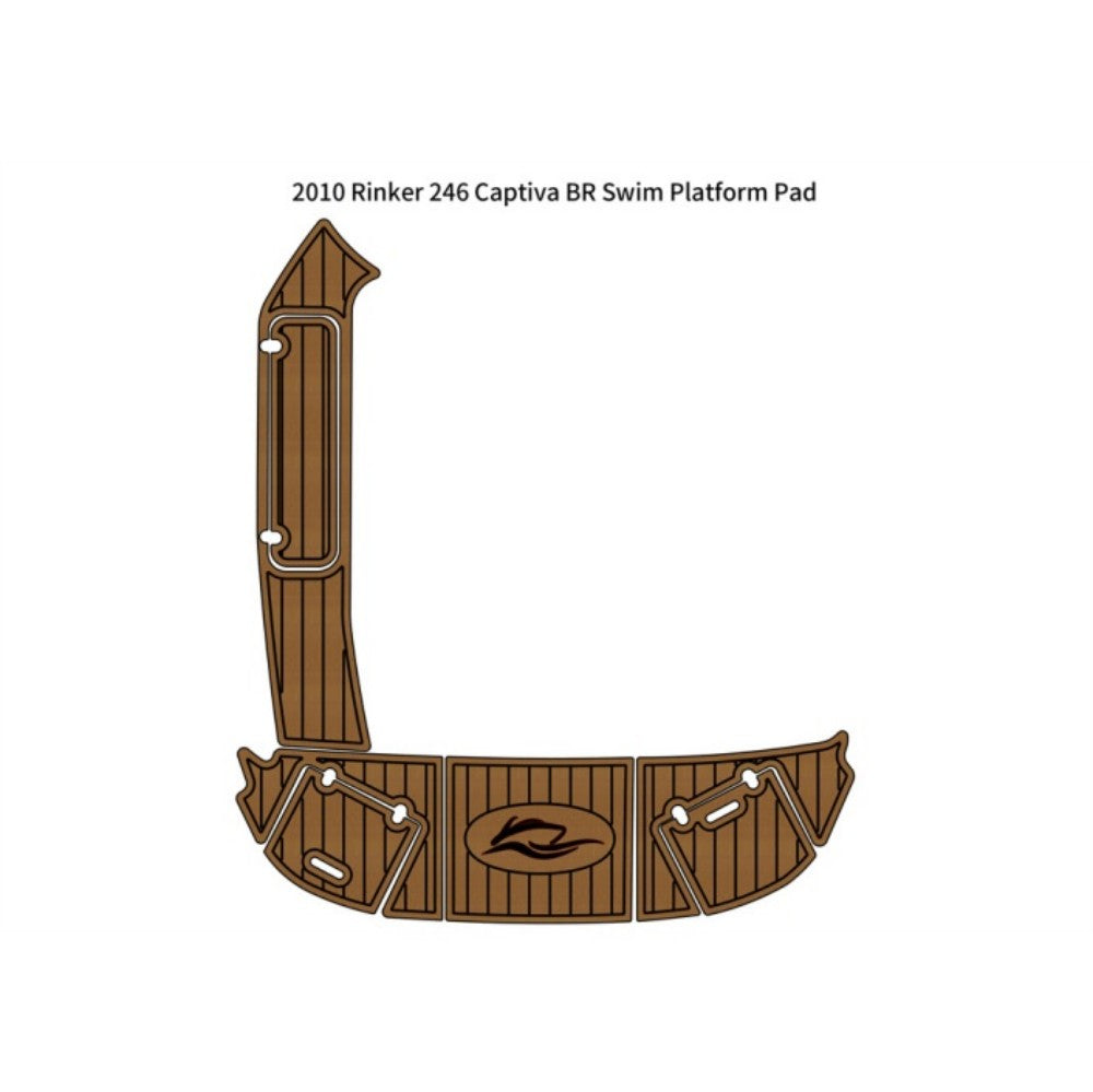 2010 Rinker 246 Captiva BR Swim Platform Traction Mats Eva Foam Boat Flooring Marine Decking Hzchione
