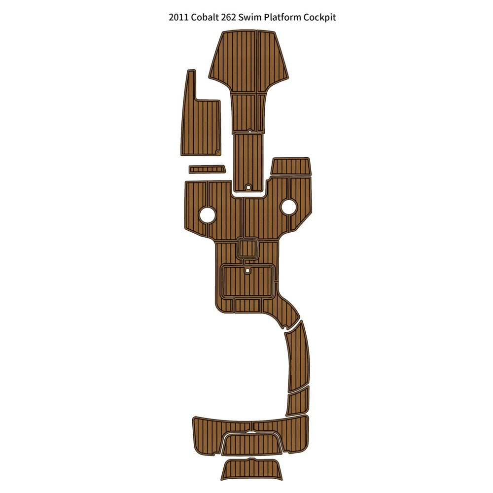 2011 Cobalt 262 Swim Platform Cockpit Pad Traction Mats Eva Foam Boat Flooring Marine Decking Hzchione