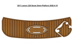 2011 Larson 226 Senze Swim Platform Traction Mats Eva Foam Boat Flooring Marine Decking