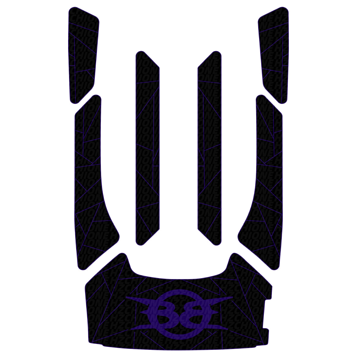 2012-2018 Yamaha FX HO EVA Foam Boat Flooring Jet Ski Traction Mats Hzchione Black Dark Purple