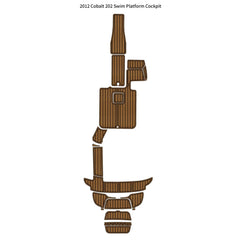 2012 Cobalt 202 Swim Platform Cockpit Pad Traction Mats Eva Foam Boat Flooring Marine Decking