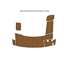 2012 Crownline 285SS Swim Platform Transom Traction Mats Eva Foam Boat Flooring Marine Decking
