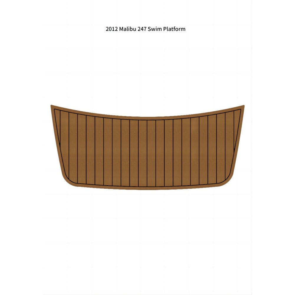 2012 Malibu 247 Swim Platform Traction Mats Eva Foam Boat Flooring Marine Decking