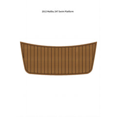2012 Malibu 247 Swim Platform Traction Mats Eva Foam Boat Flooring Marine Decking
