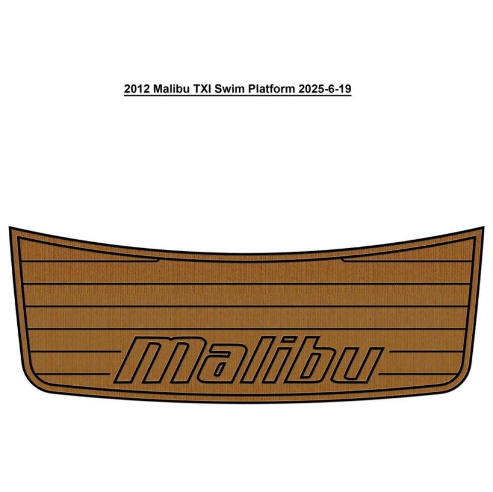 2012 Malibu TXI Swim Platform Traction Mats Eva Foam Boat Flooring Marine Decking