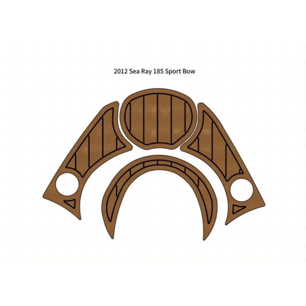 2012 Sea Ray 185 Sport Bow Pad Traction Mats Eva Foam Boat Flooring Marine Decking