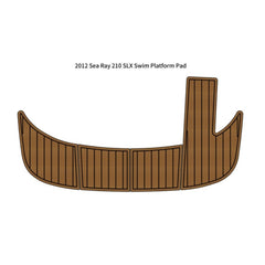 2012 Sea Ray 210 SLX Swim Platform Pad Traction Mats Eva Foam Boat Flooring Marine Decking