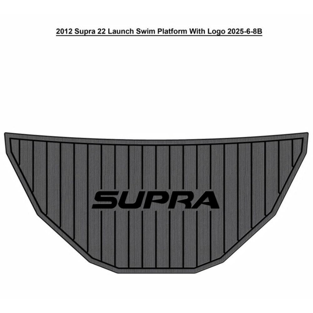 2012 Supra 22 Launch Swim Platform Step Boat Pad Traction Mats Eva Foam Boat Flooring Marine Decking