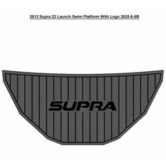 2012 Supra 22 Launch Swim Platform Step Boat Pad Traction Mats Eva Foam Boat Flooring Marine Decking