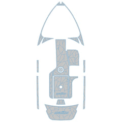2013-2014 Malibu 21 VLX with Surf Gate Swim Platform Cockpit Pad EVA Teak Decking Mat Swim Platform Cockpit Pad EVA Teak Decking Mat