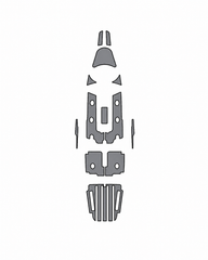 2013-2015 Jackson Cuda 12 Kayak Boat Deck Pad Kit