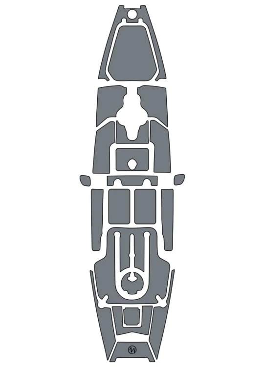 2013-2016 Hobie Pro Angler 12 Kayak Boat Deck Pad Kit Hzchione