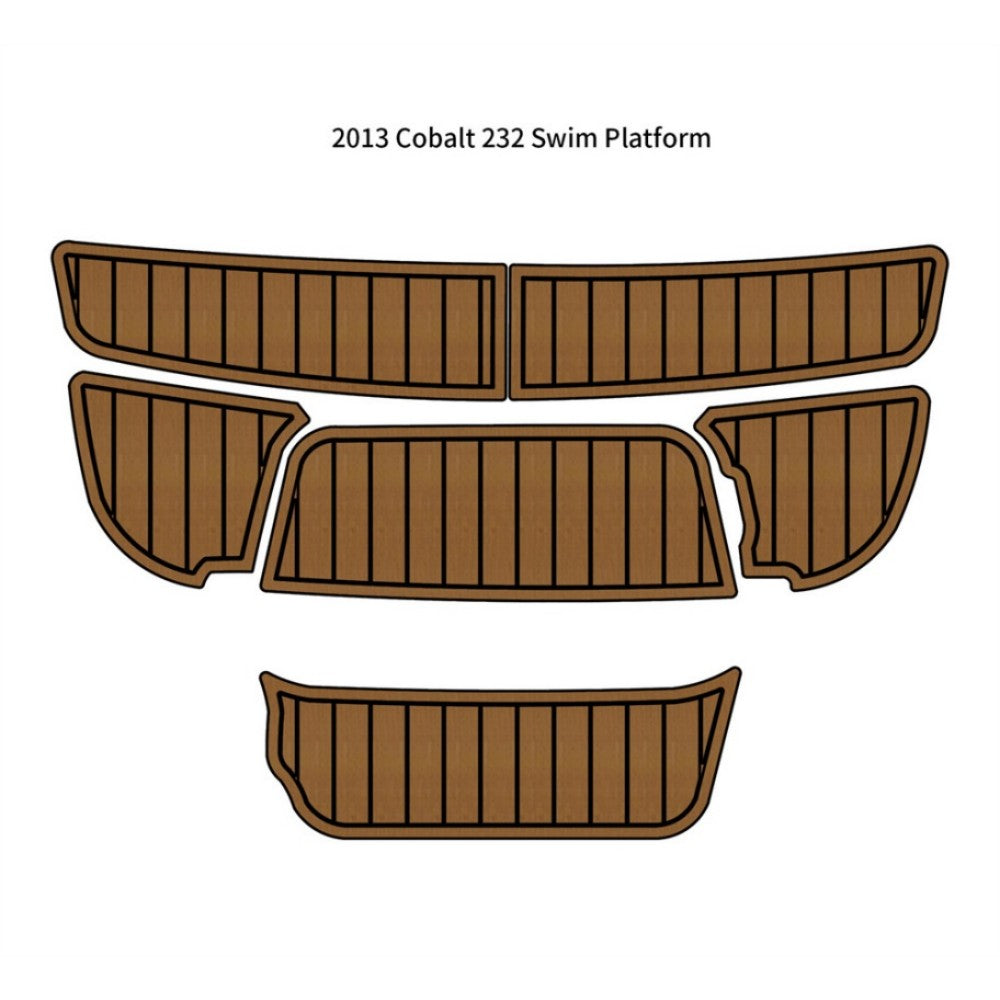 2013 Cobalt 232 Swim Platform Step Pad Traction Mats Eva Foam Boat Flooring Marine Decking