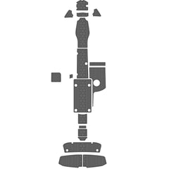2010-2014 Yamaha 240&242 Swim Platform Cockpit Pad Boat Kit EVA Boat Flooring Foam Decking Mat Hzchione