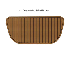 2014 Centurion F-22 Swim Platform Pad Traction Mats Eva Foam Boat Flooring Marine Decking Hzchione