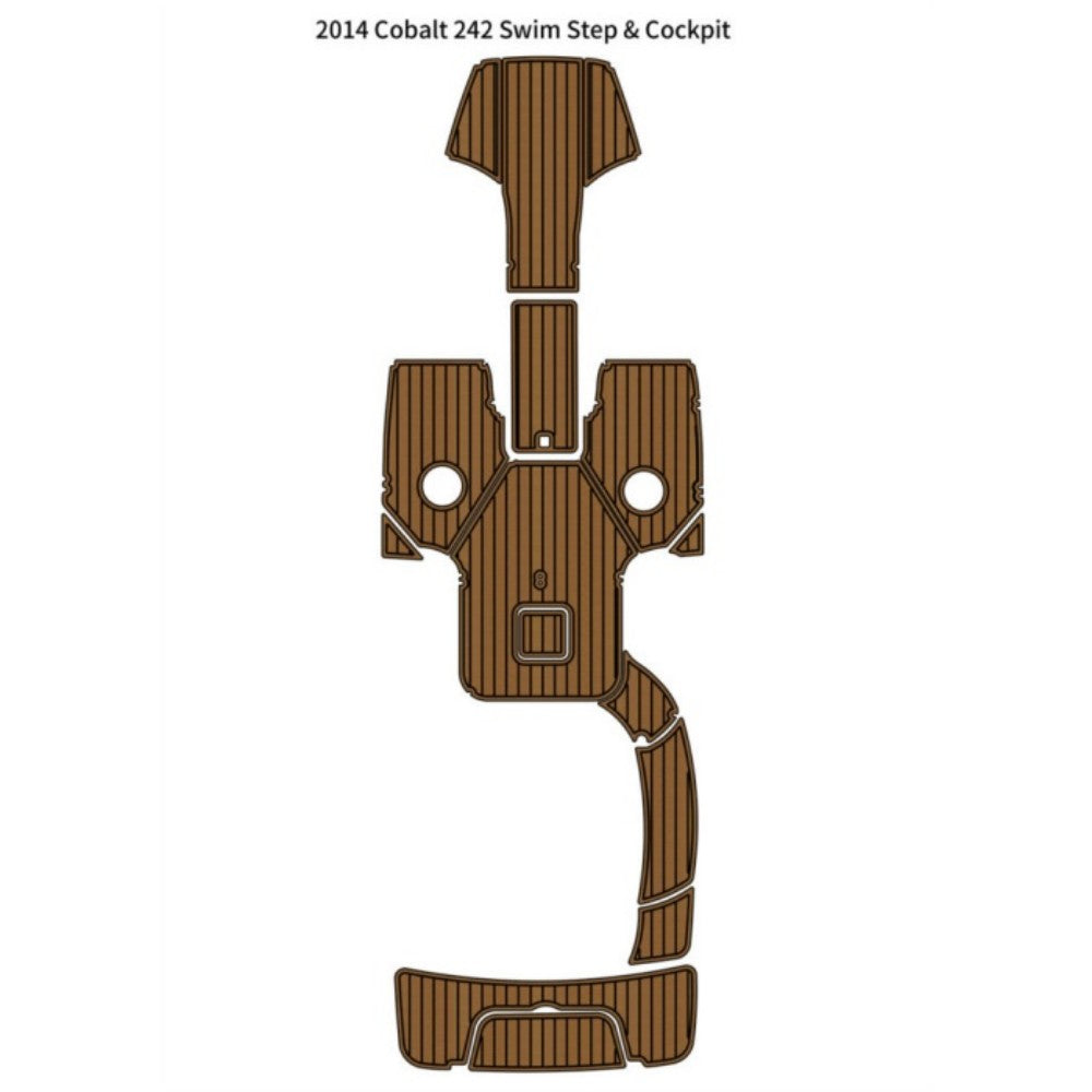 2014 Cobalt 242 Swim Platform Cockpit Pad Traction Mats Eva Foam Boat Flooring Marine Decking