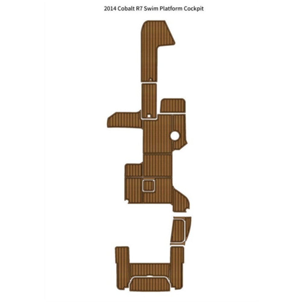 2014 Cobalt R7 Swim Platform Cockpit Pad Traction Mats Eva Foam Boat Flooring Marine Decking