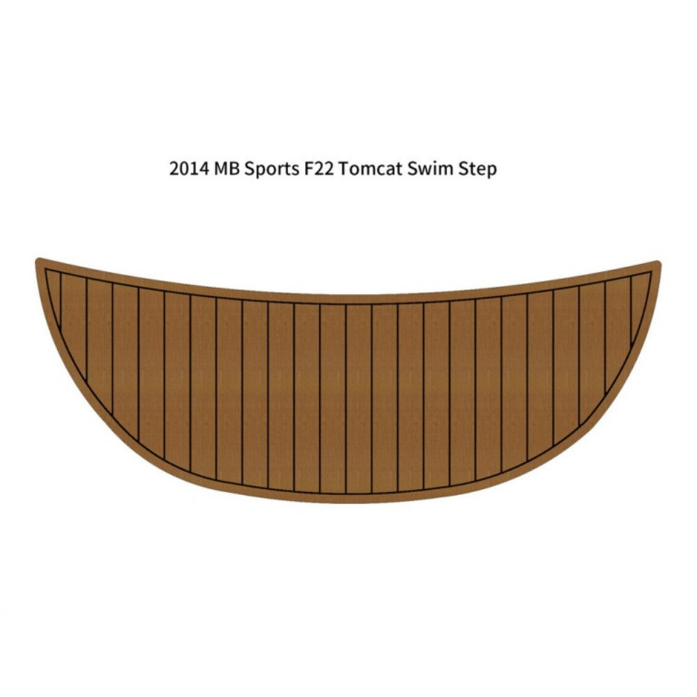 2014 MB Sports F22 Tomcat Swim Platform Step Mat Traction Mats Eva Foam Boat Flooring Marine Decking
