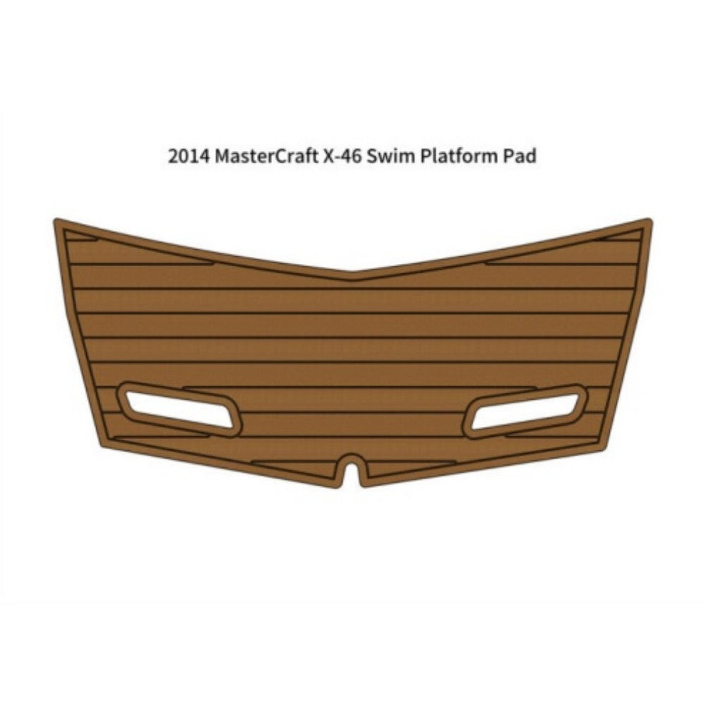 2014 MasterCraft X-46 Swim Platform Pad Traction Mats Eva Foam Boat Flooring Marine Decking