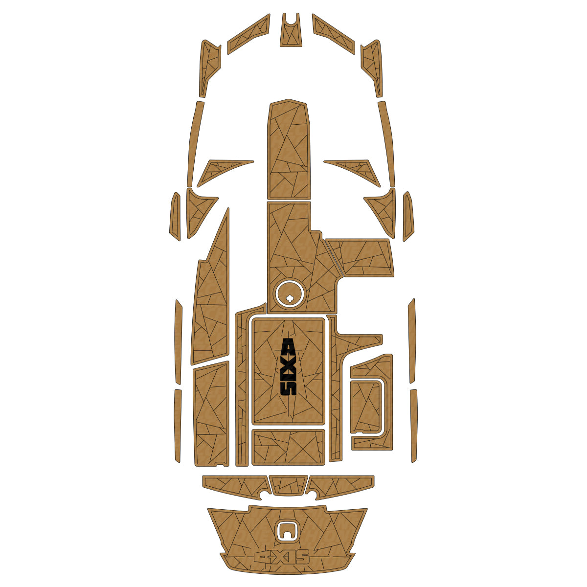 2015-2017 Axis A22 Eva Foam Boat Flooring Faux Teak Boat Deck Foam Boat Decking Marine Mat Cockpit Swim Platform Pads Hzchione Default Title