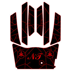 2017-2020 Yamaha GP1800 EVA Foam Boat Flooring Jet Ski Traction Mats Hzchione Black Red-NT