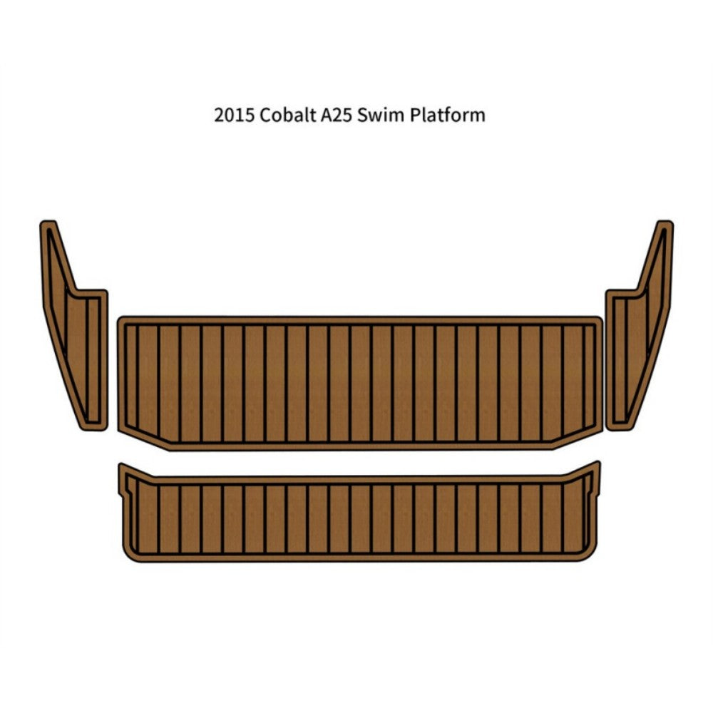 2015 Cobalt A25 Swim Platform Step Pad Traction Mats Eva Foam Boat Flooring Marine Decking
