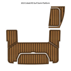 2015 Cobalt R5 Surf Swim Platform Pad Traction Mats Eva Foam Boat Flooring Marine Decking