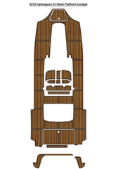 2015 Hydrasport 33 Swim Platform Cockpit Traction Mats Eva Foam Boat Flooring Marine Decking Hzchione