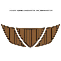 2016-2018 Super Air Nautique 210 230 3-Piece Swim Platform Pad Traction Mats Eva Foam Boat Flooring Marine Decking Hzchione