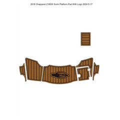 2016 Chapparal 216 SSI Swim Platform Traction Mats Eva Foam Boat Flooring Marine Decking Hzchione
