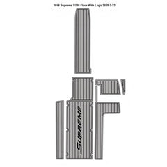 2016 Supreme S238 Cockpit Pad Traction Mats Eva Foam Boat Flooring Marine Decking Hzchione