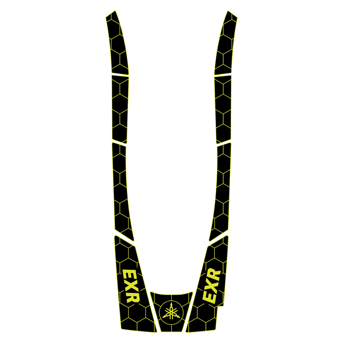 2017-2022 Yamaha EXR EVA Foam Boat Flooring Jet Ski Traction Mats Hzchione Black Neon Yellow-Hexagon