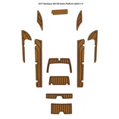 2017 Nautique 200 OB Cockpit Traction Mats Eva Foam Boat Flooring Marine Decking Hzchione