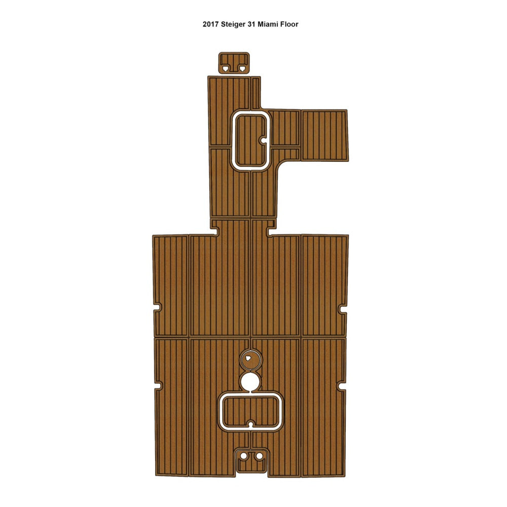 2017 Steiger 31 Miami Floor Traction Mats Eva Foam Boat Flooring Marine Decking Hzchione