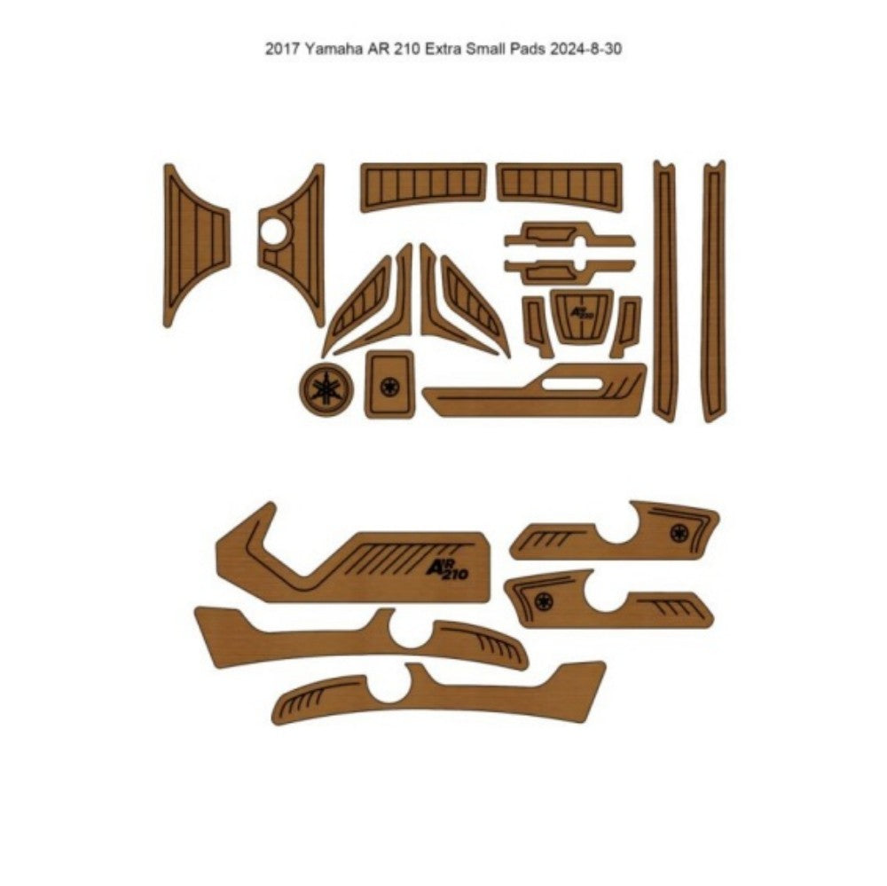 2017 Yamaha AR 210 Extra Small Pads Traction Mats Eva Foam Boat Flooring Marine Decking Hzchione