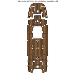 2018 Carolina Skiff 24 Ultra Elite Swim Platform Traction Mats Eva Foam Boat Flooring Marine Decking Hzchione