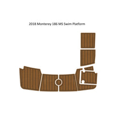 2018 Monterey 186 MS Swim Platform Step Pad Traction Mats Eva Foam Boat Flooring Marine Decking Hzchione