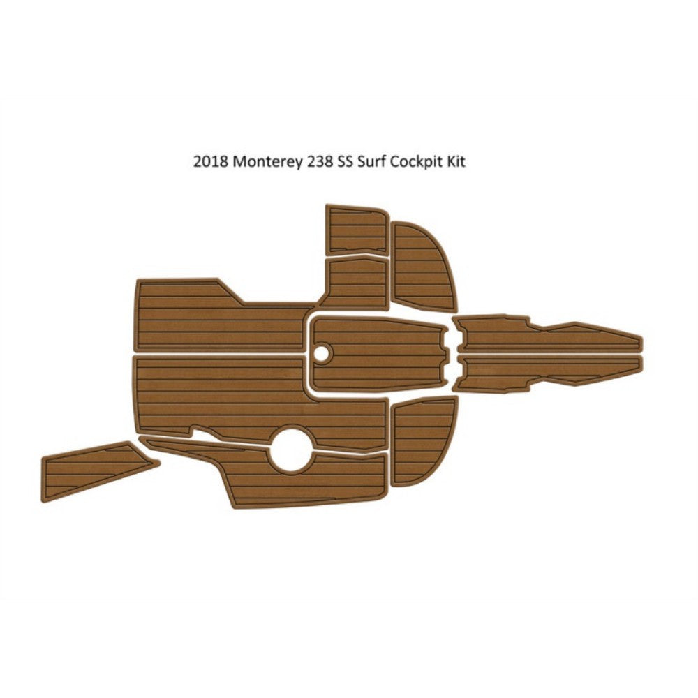 2018 Monterey 238 SS Surf Cockpit Pad Traction Mats Eva Foam Boat Flooring Marine Decking Hzchione