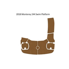 2018 Monterey 244 Swim Platfrom Step Pad Traction Mats Eva Foam Boat Flooring Marine Decking Hzchione