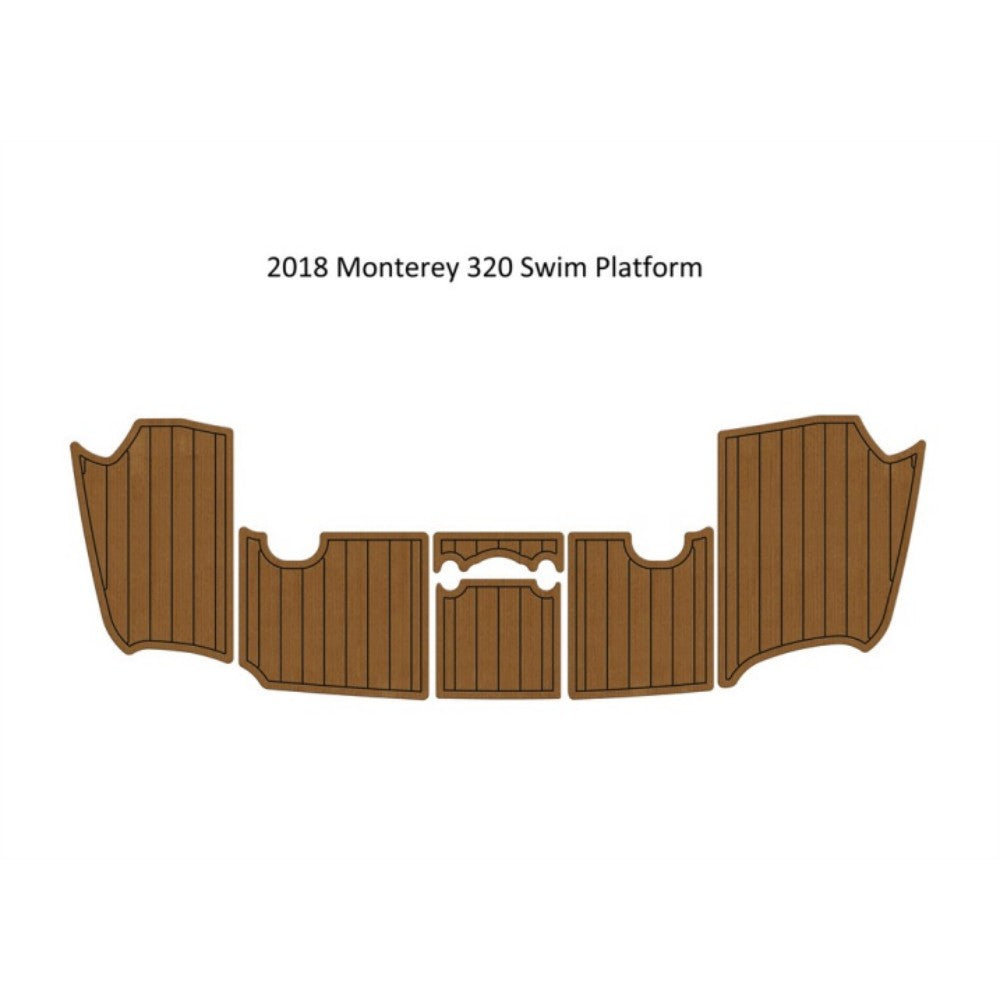 2018 Monterey 320 Swim Platfrom Step Pad Traction Mats Eva Foam Boat Flooring Marine Decking Hzchione