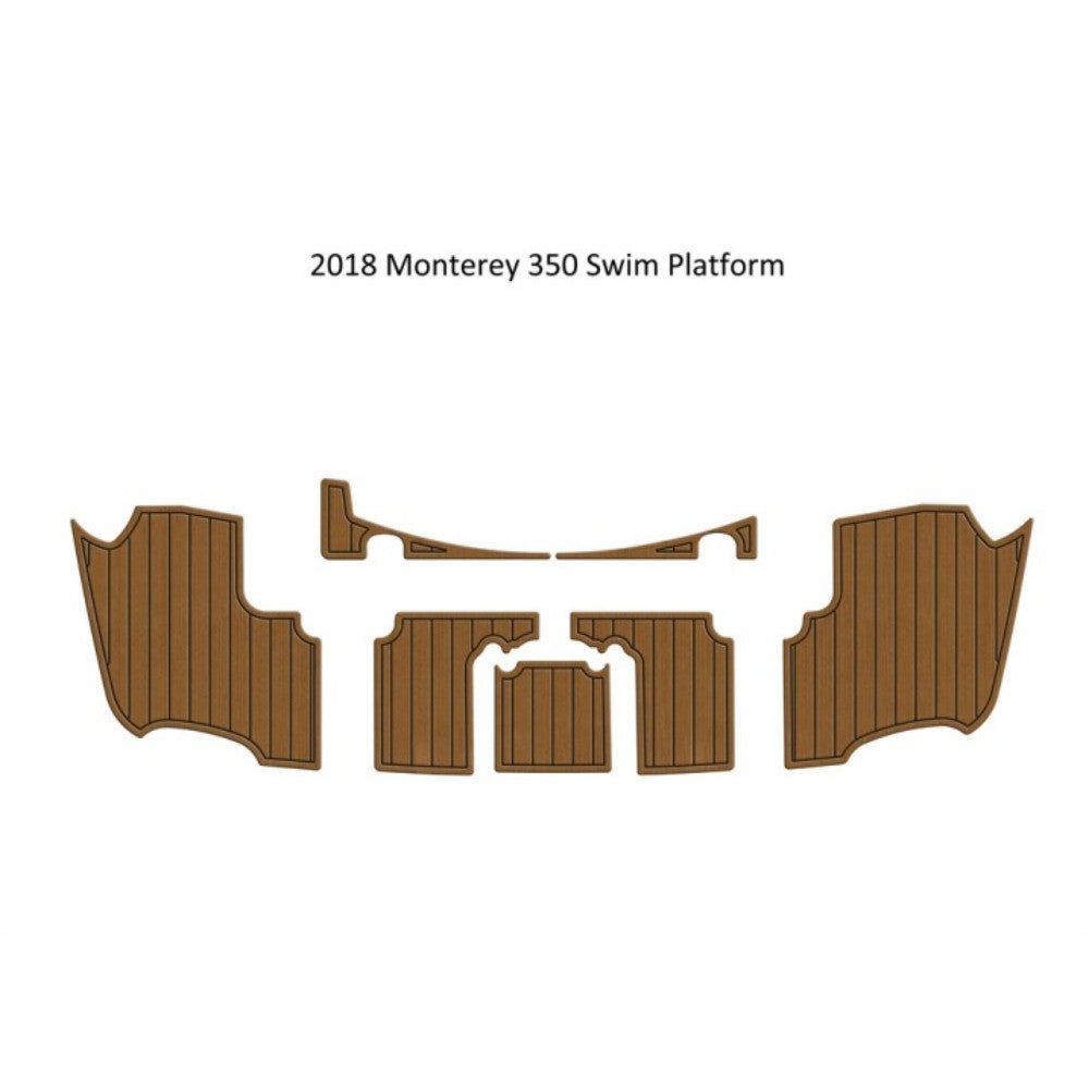 2018 Monterey 350 Swim Platform Step Pad Traction Mats Eva Foam Boat Flooring Marine Decking Hzchione