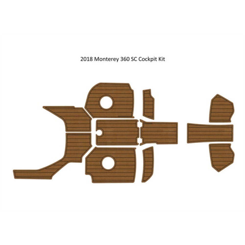 2018 Monterey 360 SC Cockpit Pad Traction Mats Eva Foam Boat Flooring Marine Decking Hzchione