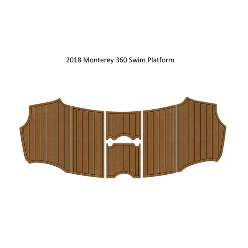 2018 Monterey 360 Swim Platform Step Pad Traction Mats Eva Foam Boat Flooring Marine Decking Hzchione